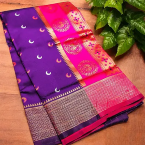Purple saree