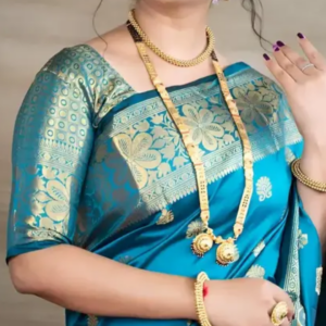 Blue Saree