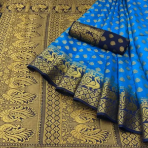 Blue Saree