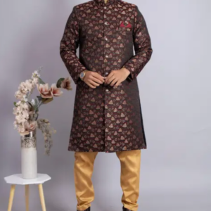 Brown Sherwani