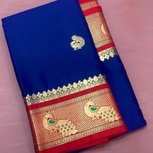 Blue saree