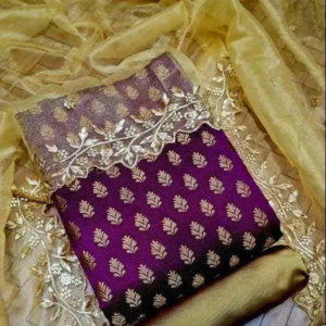 Purple Dress Material