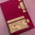 Maroon saree